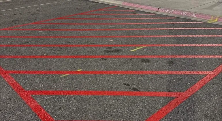 What Are The Common Colors for Parking Lot Paint Striping