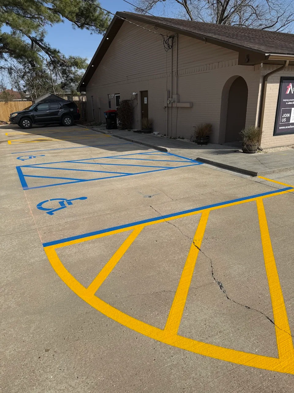 What Is The Best Striping Contractors Method - Straight or Angled Stalls?