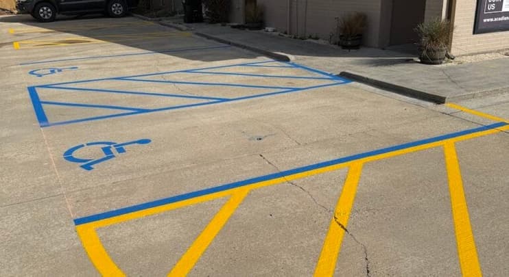 What Is The Best Striping Contractors Method - Straight or Angled Stalls?